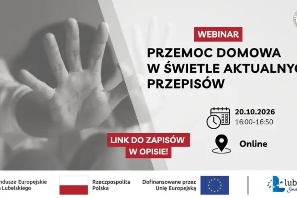 Webinar o przemocy domowej – nowe przepisy i procedura „Niebieskie Karty”