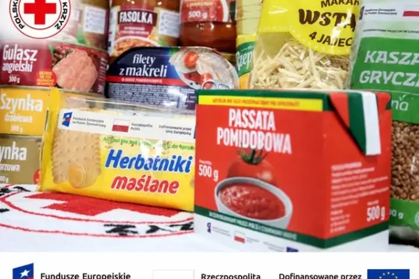 Żywność z programu Fundusze Europejskie na Pomoc Żywnościową – wydawanie w Rogóźnie