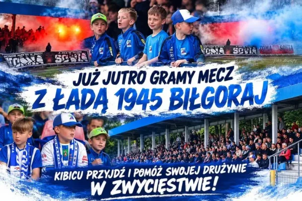 Tomasovia zaprasza kibiców na mecz z liderem — niedziela, godz. 14:00