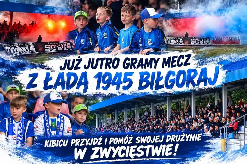 Tomasovia zaprasza kibiców na mecz z liderem — niedziela, godz. 14:00