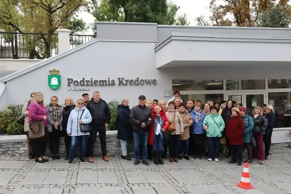 Mieszkańcy Łaszczowa odkrywali Chełm – podziemia kredowe i kino w tle