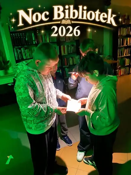 Noc Bibliotek 2026: gra terenowa i seans filmowy przyciągnęły tłumy