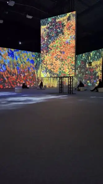 Seniorzy z Klubu Seniora w Lublinie zachwyceni immersyjną wystawą Van Gogha