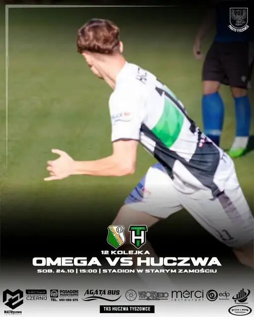 Huczwa Tyszowce zagra z Omegą Stary Zamość. Kluczowy mecz w walce o punkty