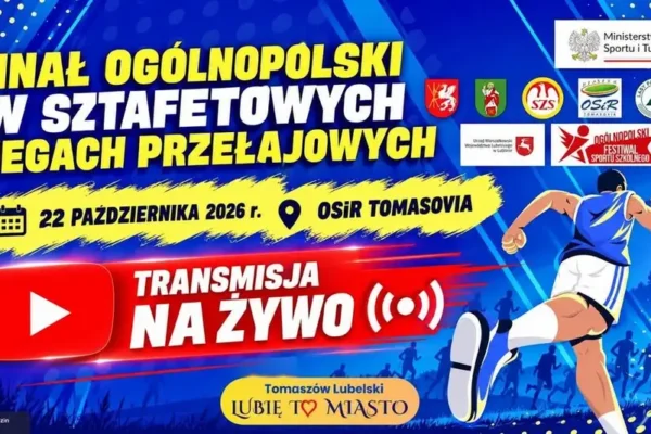 Finał Ogólnopolski w Sztafetowych Biegach Przełajowych w Tomaszowie Lubelskim – transmisja na żywo