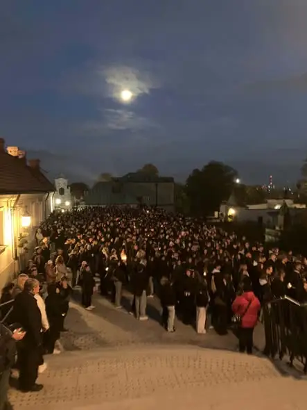 Maturzyści z ZS nr 3 pielgrzymowali na Jasną Górę