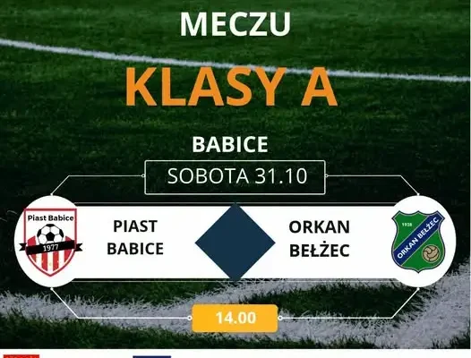 Orkan Bełżec zagra w sobotę w Babicach